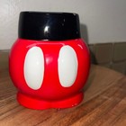 Disney Mickey Mouse Desk Accessory Set Pencil Cup Memo Holder 3 Piece Red Black