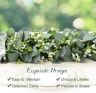 2-10pcs Artificial Eucalyptus Garland Eucalyptus Leaves Vines Greenery Garland