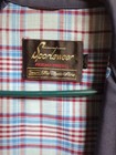 Vintage 60s Sears Sportswear Perma Prest Harrington Jacket 36 Small Plaid Lined 