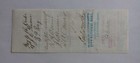 1877  National Bank Of New England  Bank Check  Used