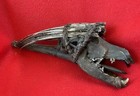 Ifugao Headhunter Skull   Feather   Carved Wood Shamanic Warrior Staff