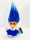 Trolls Russ Hanukkah Jewish Blue Star Boy   Girl Around The World Dolls 1990
