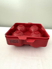 Maker   s Mark Bourbon Whisky Red Secure Tray 2    Round Sphere Ball Ice Cube Maker