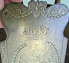 Coors Beer Brass Door Push  George Washington Presidential 1800 s Probate Sign