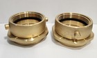 3  Snoot-nyfd Brass Fxf-   Only Sale  Set Of 2 Pcs  