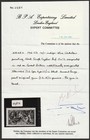 Nauru 1916 Kgv Seahorses 10 -  Waterlow Printing  Specimen  With Certificate 