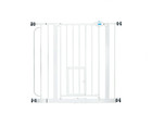 Carlson Metal Dog Gate  31 Inch Tall  Walk-through  Extra Small Pet Door  White