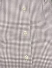 New Mens Checked Slim Fit Long Sleeve Dress Button Down Shirt Dusk Pink Size L