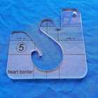 Free Motion Quilting Template Series 5 With Quilting Frame For Domestic Sewing M