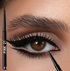 5pcs Waterproof Black Eyeliner Pencil Long-lasting Smudge-proof Set - New