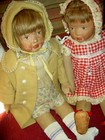 Precious  Antique 1920s  Stamped Kamkins  All Original  Molded Cloth  18   Doll