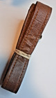 Vintage Slr Camera Leather Like Carry Bag Lined Case W  Shoulder Strap
