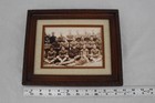 Vintage Sepia Football Team Group Photo 6x8 Framed Sports Photograph Wall