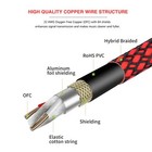 15ft 2pack Nylon Braided Microphone Cable - Balanced Xlr Female To 1 4  Trs H   