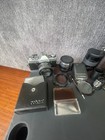 Vintage Minolta Xg-1 35 Mm Film Camera   Multiple Lenses   Accessories W  Bag
