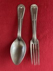 Rare Ww1 Usmc Marine Corps Marked Mess Kit Utensil Set Spoon Fork