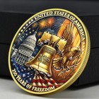1776   2026 United States 250 Years Of Freedom Coin Gold-plated Anniversary Medal