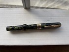 Conklin Mark Twain Crescent Filler Fountain Pen - Vintage Green Omniflex Nib