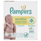 2 Pack - Pampers Sensitive Water Based Baby Wipes 504 Count Wipes 1008 Total New