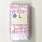 Pottery Barn Kids French Rose Crib Bedskirt Pink White New
