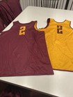 Game Worn Used Arizona State Sun Devils Reversible Practice Jersey Large Nike 2