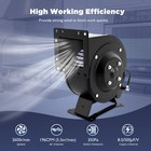 120w High Air Pressure Furnace Fan Blow Multi-purpose Centrifugal Blower Blower