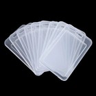 1-5 Pcs Id Card Holder Badge Clear Reusable   Waterproof Office Vertical Id Case