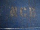Vintage Ncb Coal Miners Tool Bag Blue Conveyor Belt Colliery Pit Memorabilia Uk