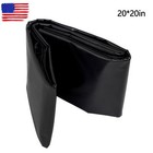 20 X 20 Ft Black Waterproof Hdpe Reinforced Flexible Pond Liner For Waterfall