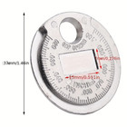 1pc 0 6-2 4mm Spark Plug Gap Gauge Coin Type Feeler Measuring Adjustment Tool