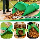 70 Gallons Large Pop Up Lawn Leaf Collector Reusable Garden Bags Yard Dustpan