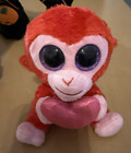 Lot Of 5 Ty Beanie Boos Plush  Charming  Shadow  Mac  Wise  And Licorice