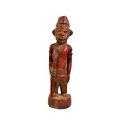 Senufo  Standing Figure Sculpture Red C  te D ivoir
