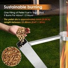 Outdoor Pellet Heater  Pellet Patio Heater  Outdoor Fire Pit With Safety Ash    