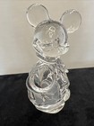 Lenox Crystal Mickey Minnie Mouse Disney Full Lead Crystal Germany Salt Pep Set