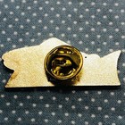 Alaska Colorful Enamel Salmon Souvnenir Lapel Pin