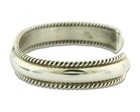 Vintage Navajo Bracelet Sterling Silver Handmade Traditional Artist Signed Tahe
