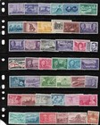 Collection  5  Different  U s  Stamps - 60-90years Old - Mnh   bonus