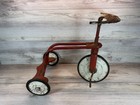 Vintage C1940s Batwing Handlebar Child s Tricycle Original Paint Pedal Toy 20 