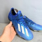 Adidas X 19 1 Ag Eg7122 Elit Blue Boots Cleats Mens Football soccers Us 7
