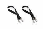 2 Pack Dog Car Seat Belt Leash Adjustable Safety Restraint Clip Pet Travel Black