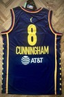 Sophie Cunningham  8 Medium Men   s Navy Blue Fever Embroidered Jersey Nwt       
