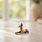 Handmade Brass Anubis Figurine Egyptian Jackal God Statue Home Decor 2 Inch Gift