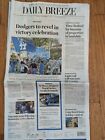 Daily Breeze Newspaper 11 1 24 Dodgers Celebrate World Series Win