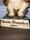 Vintage Lot Of 2 Hush Puppies Shoes Counter Store Displays Basset Hound Dog