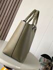 Loewe Anagram Tote Handbag Linen Fabric Splicing