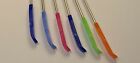 6 Pack Tongue Scraper Cleaner Stainless Steel Dental Fresh Breath Cleaning Oral