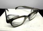 Vintage Bouton U-fit Safety Glasses With Folding Side Shields Aviation Steampunk