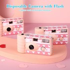 3 Pack Disposable Camera For Wedding Simple Use Color Film Camera With Flash    