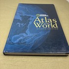 National Geographic Atlas Of The World 8th Edition Large Hc 19x12 Maps Great Con